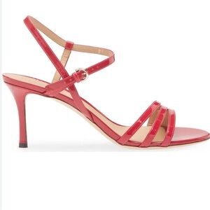 Salvatore Ferragamo Red Patent Leather Heels